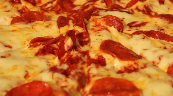 pepperoni cooked 4 pizza plus