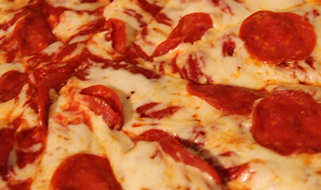 pepperoni cooked pizza pizza plus